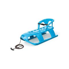 Children's sled BEZZY SEAT with backrest light blue TI6440560 PROSPERPLAST