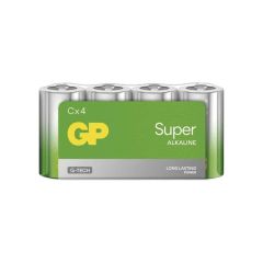 Battery C (R14) alkaline GP Super 4pcs / shrink TI4270638 GP