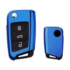 Key case Škoda Octavia III since 2012 Blue Premium TI6427077 PROTEC
