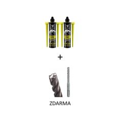 Chemical anchor SET 2x DEBBEX SF VINYLESTER 280ml + FREE drill TI6560844 DEN BRAVEN