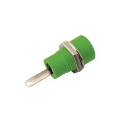 Banana plug contact (panel) green TI3380099 TIPA
