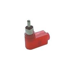 CINCH connector (plastic, angular) red TI3320020 TIPA