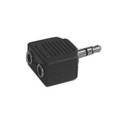 Reduction Jack 3.5 stereo / 2x 3.5 stereo plug contact TI3390069 TIPA
