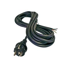 Power cord rubber 3x1,5mm2 3m black  GETI TI8740112 Geti