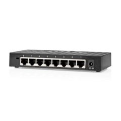Network Switch | Wired speed: Gigabit | Number of ethernet ports: 8 NENSWH8P110BK Nedis