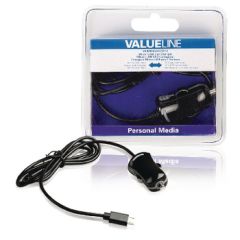 Car Charger 1-Output 2.1 A Micro USB Black NEVLMB60890B10 Valueline