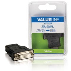 High Speed HDMI with Ethernet Adapter HDMI Connector - DVI-D 24+1-Pin Female Black NEVLVB34910B Valueline