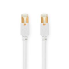 CAT6 Network Cable | RJ45 Male | RJ45 Male | S/FTP | 1.00 m | Round | LSZH | White | Window Box NECCBW85221WT10 Nedis