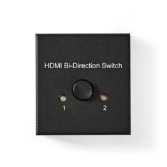 HDMI Switch | 3 port(s) | 1x HDMI Input / 2x HDMI Input | 1x HDMI Output / 2x HDMI Output | 4K@60Hz | 6 Gbps | Metal | Anthracite NEVSWI3482AT Nedis