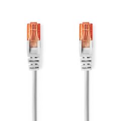 CAT6 Network Cable | RJ45 Male | RJ45 Male | U/UTP | 2.00 m | Round | PVC | Grey | Label NECCGL85200GY20 Nedis