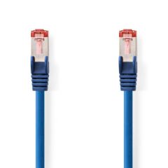 CAT6 Network Cable | RJ45 Male | RJ45 Male | S/FTP | 0.25 m | Round | LSZH | Blue | Label NECCGL85221BU025 Nedis