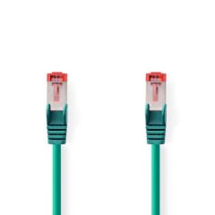 CAT6 Network Cable | RJ45 Male | RJ45 Male | S/FTP | 2.00 m | Round | LSZH | Green | Label NECCGL85221GN20 Nedis