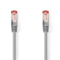 CAT6 Network Cable | RJ45 Male | RJ45 Male | S/FTP | 10.0 m | Round | LSZH | Grey | Label NECCGL85221GY100 Nedis