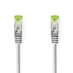 CAT7 Network Cable | S/FTP | RJ45 Male | RJ45 Male | 10.0 m | Snagless | Round | LSZH | Grey | Label NECCGL85420GY100 Nedis