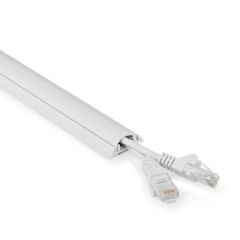 Cable Management | Duct | 1 pcs | Maximum cable thickness: 12 mm | PVC | White NECMDT3312WT500 Nedis