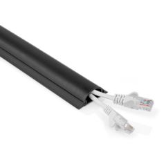 Cable Management | Duct | 1 pcs | Maximum cable thickness: 16 mm | PVC | Black NECMDT4516BK500 Nedis