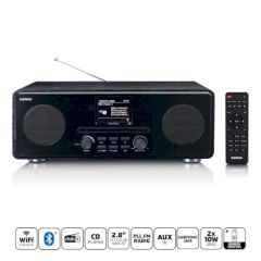Internet / DAB+ / FM Radio with CD-player and Bluetooth® Black NEDIR-260BK Lenco