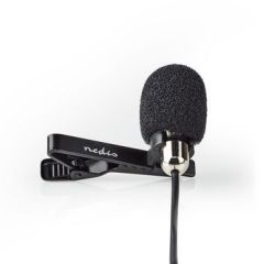Microphone | Used for: Desktop / Notebook / Smartphone / Tablet | Wired | 1x 3.5 mm NEMICCJ105BK Nedis