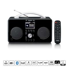 Internet DAB+/FM radio with Bluetooth Remote Control and rechargable battery NEPIR-645BK Lenco