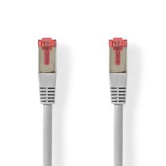 CAT6 Network Cable | RJ45 Male | RJ45 Male | SF/UTP | 0.25 m | Round | PVC | Grey | Label NECCGL85220GY025 Nedis