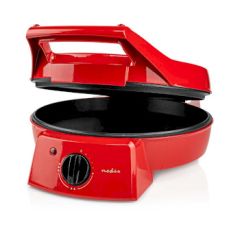 Pizza Maker & Grill | 30 cm | Adjustable temperature control | 1800 W NEFCPM100FRD Nedis