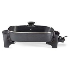 Electric Skillet Pan | 40 cm | Thick-cast Aluminium Body NEFCSP110EBK40 Nedis