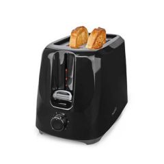 Toaster | 2 Bread Slices | 2 Slots | Browning levels: 6 | Black NEKABT150EBK Nedis