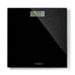 Personal Scale | Digital | Black | Tempered Glass | Maximum weighing capacity: 150 kg NEPESC500BK Nedis