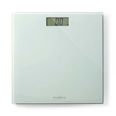 Personal Scale | Digital | White | Tempered Glass | Maximum weighing capacity: 150 kg NEPESC500WT Nedis
