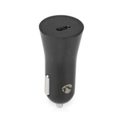 Car Charger | 20 W | 1.67 / 2.22 / 3.0 A | Number of outputs: 1 | Port type: USB-C | Automatic Voltage Selection NECCPD20W101BK Nedis
