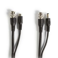 CCTV Security Cable | BNC / DC | 50.0 m | Round | PVC | Black | Gift Box NECCTVCA10BK500 Nedis