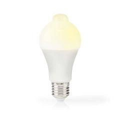 LED Bulb E27 | A60 | 4.9 W | 470 lm | 3000 K | White | Retro Style | Frosted | Motion detection | 1 pcs NELBPE27A601 Nedis