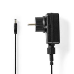 Universal AC Power Adapter | 24 W | 12 V DC | 1.80 m | 2.0 A | 1 plug(s) | Black NEWCPA122BK Nedis