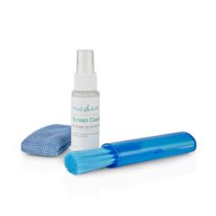 Screen Cleaner | Spray | 35 ml | Notebook / Smartphone / Tablet / TV Screen | Wiper included NECLSN110BU Nedis