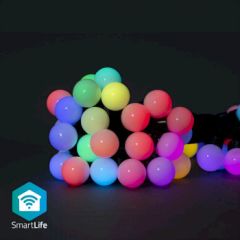 SmartLife Decorative Lights | Party Lights | Wi-Fi | RGB | 48 LED's | 10.8 m | Android / IOS | Bulb diameter: 30 mm NEWIFILP02C48 Nedis
