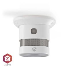 SmartLife Smoke Detector | Zigbee 3.0 | Battery Powered | Sensor life cycle: 10 year | EN 14604 | Max. battery life: 60 Months | 85 dB | White | 1 pcs NEZBDS10WT Nedis