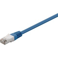 CAT 5e cavo patch, F/UTP, blu WE73072 Goobay