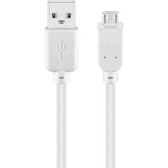 Cavo USB 2.0 ad alta velocità, bianco WE96193 Goobay