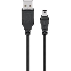 Cavo USB 2.0 ad alta velocità, nero WE93623 Goobay