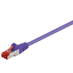 CAT 6 cavo patch, S/FTP (PiMF), viola, 1,5 m WE95586 Goobay