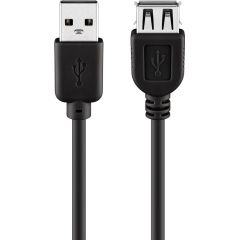 Cavo prolunga USB 2.0 ad alta velocità, nero WE68905 Goobay