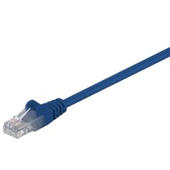 CAT 5e cavo patch, U/UTP, blu, 10 m WE68345 Goobay