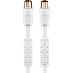 Cavo antenna con ferrite (80 dB), doppia schermatura WE67278 Goobay