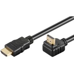 Cavo HDMI ad alta velocità 90° con Ethernet WE61298 Goobay