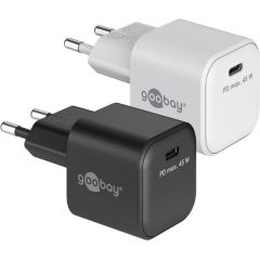 Caricatore rapido USB-C PD GaN Nano (45 W) bianco WE65332 Goobay