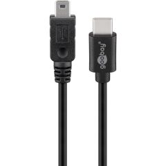 Cavo USB 2.0 da USB-C a B, nero WE67989 Goobay