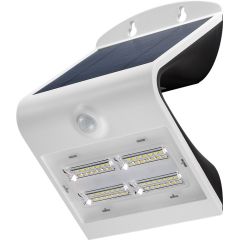 Applique da parete solare a LED con sensore di movimento, 3,2 W, bianco WE45808 Goobay