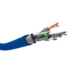 CAT 7A cavo di rete, S/FTP (PiMF), blu WE91894 Goobay