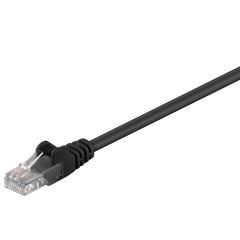 CAT 5e cavo patch, U/UTP, nero, 25 m WE95640 Goobay