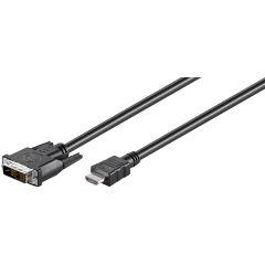 Cavo DVI-D/HDMI, placcato nickel WE50580 Goobay